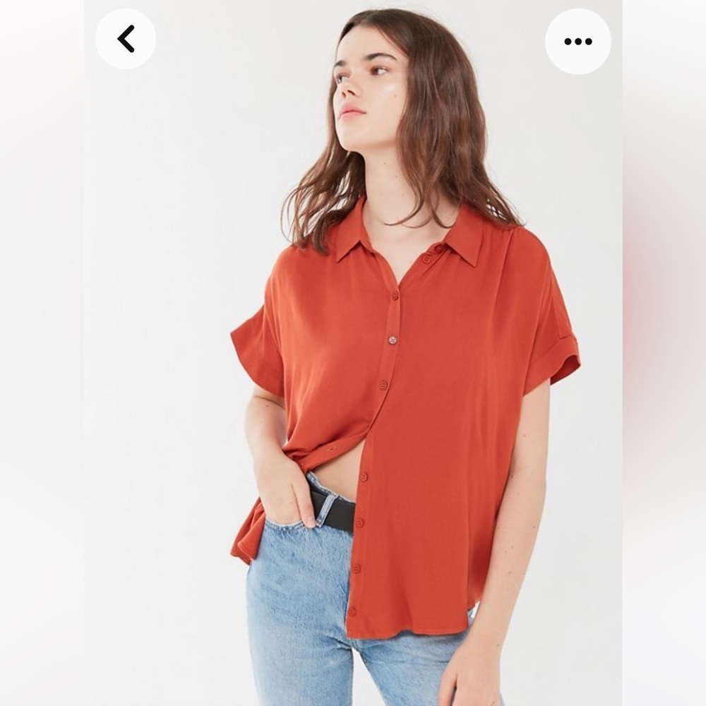 UO Stacey Classic Short Sleeve Shirt